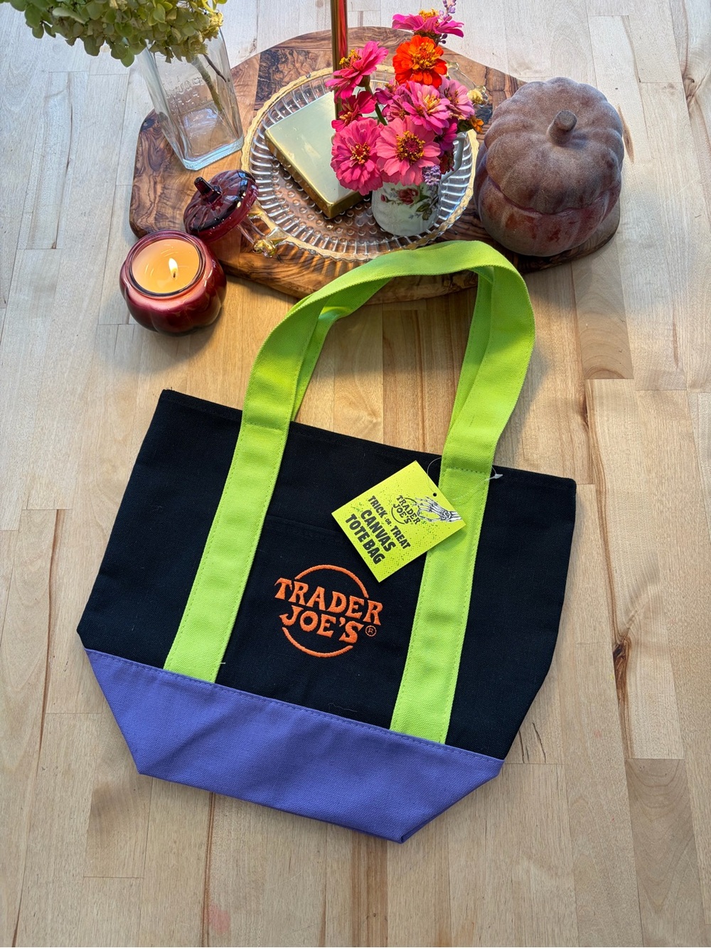 Trick or Treat Canvas TJ Tote